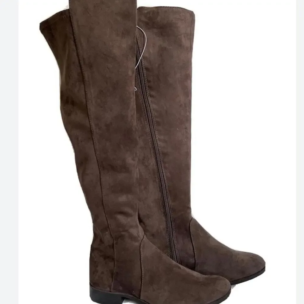 Brown Suede Riding Boots Target RN17730 Size 10